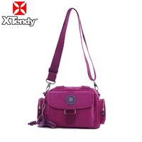 Sac fourre-tout à bandoulière XL en nylon vintage pour femmes sac à main à fermeture éclair bohème minimaliste durable à la mode style lettre étanche