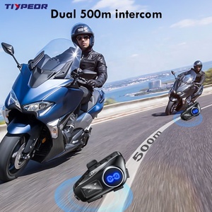 หูฟังติดหมวกกันน็อคสำหรับรถจักรยานยนต์ รุ่น Factory Production Tiypeor 5.1 กันน้ำระดับ IPX6 พร้อมวิทยุ FM <span class=keywords><strong>ไฟฉาย</strong></span> และอินเตอร์คอมสำหรับผู้ขับขี่ 4 คน ระยะ 1000 เมตร - Product Image 5