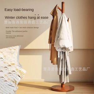 Wooden Floor <b>Standing</b> Coat Rack 8 Branches Multipurpose Indoor Bedroom Living Room Clothes <b>Hat</b> Bag Holder - Product Image 4