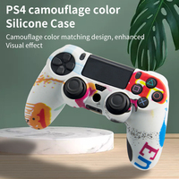 Pour Sony Playstation 4 anti-dérapant Silicone contrôleur peau couverture protection PS4 étui en silicone