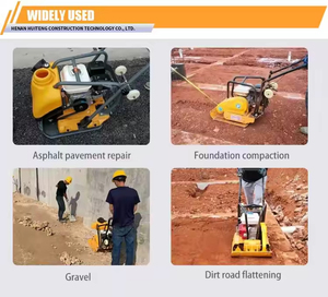 Compactador de placa vibratoria tipo Mini de la mejor calidad para compactador de suelo portátil diésel de gasolina para compactador de construcción de carreteras - Product Image 2