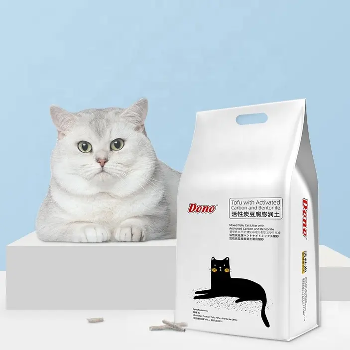 DONO-suministros para mascotas de alta calidad, suministros para gatos, mejor limpieza del mundo, 100% natural, bentonita, tofu, pellet de arena