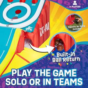 Jeu de Skeeball géant gonflable écologique en PVC pour les fêtes de Noël, les réunions de famille et les jeux festifs en plein air - Product Image 6