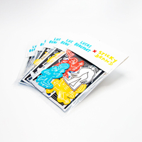 Paquete de pegatinas de vinilo PP para exteriores, pegatinas personalizadas con impresión personalizada, logotipo permanente troquelado