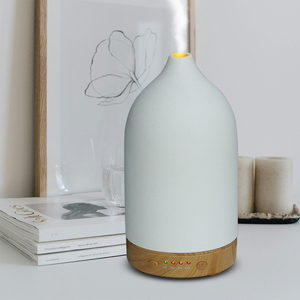 2026 ý tưởng mới Gốm <span class=keywords><strong>mini</strong></span> tạo độ ẩm LED ánh sáng khuếch tán siêu âm điện Hương thơm khuếch tán tinh dầu nước hoa khuếch tán - Product Image 2