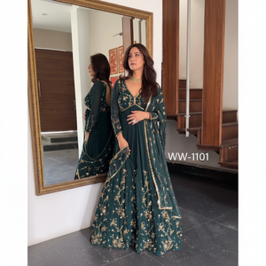 Nueva colección de vestidos cortados Aliya con diseño de llegada en Tarifa mayorista de Royal Export Surat - Product Image 1