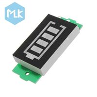 MLK 1S 2S 3S 4S 6S 7S Indikator Kapasitas Baterai Lithium Meter Tester Display Li-ion 1-8S Universal Board Biru 1