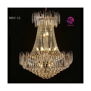 Lustres en or pour <span class=keywords><strong>salle</strong></span> de <span class=keywords><strong>mariage</strong></span>, lustre en cristal de luxe pour <span class=keywords><strong>plafond</strong></span>, lustre de <span class=keywords><strong>mariage</strong></span> pour la décoration d'événements - Product Image 2