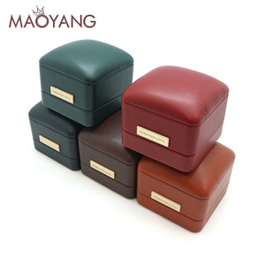 Venta al por mayor de alta gama Retro de la joyería de embalaje de cuero PU anillos collares conjuntos de joyería cajas pulseras cadenas pulseras joyería Boxe - Product Image 6