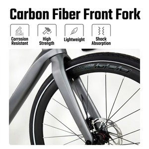 Bicicleta <span class=keywords><strong>de</strong></span> Fibra <span class=keywords><strong>de</strong></span> Carbono Gravel V3 con Manubrio Plano, 700c*40, <span class=keywords><strong>24</strong></span> Velocidades, Frenos <span class=keywords><strong>de</strong></span> Disco Hidráulicos, Todoterreno, Unisex para Adultos, Capacidad <span class=keywords><strong>de</strong></span> Carga <span class=keywords><strong>de</strong></span> 120 kg - Product Image 5