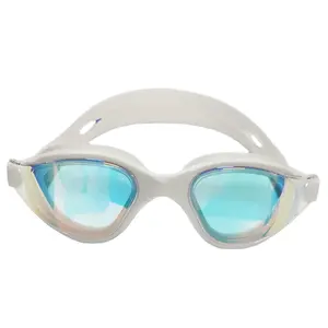 Vendita calda transfrontaliera di nuovi occhiali da nuoto per adulti ad alta definizione impermeabili e anti nebbia, semplici occhiali da nuoto, in stock sw
