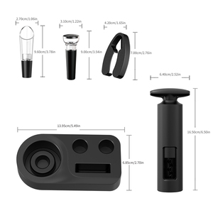 Khuyến mại Quà Tặng t Hình dạng quay rượu vang corkscrew Wine <span class=keywords><strong>Bottle</strong></span> <span class=keywords><strong>Opener</strong></span> <span class=keywords><strong>Set</strong></span> với chân không Stopper Foil Cutter lưu trữ cơ sở - Product Image 6