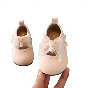 Scarpe da Principessa per Bambina Primavera 2026 Nuove con Suola Morbida in EVA e Fascia Elastica alla Caviglia Colore Argento Tinta Unita Estate Autunno - Product Image 4