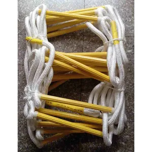 With factory price ce emergency aerial work folding rope ladder rope for sale