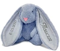 Lapin de Pâques en peluche de haute qualité lapin jouet avec logo personnalisable oreille mignon doux lapin de Pâques poupée jouet lapin en peluche cadeaux pour les enfants