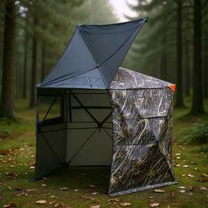 Abri de chasse D0100X3BBKJ pour 6-7 personnes, maille transparente à 288 degrés, accessoire de chasse pour usage extérieur - Product Image 2