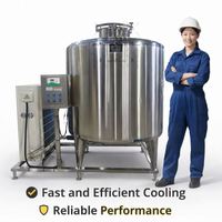 Réservoirs de refroidissement et de stockage de lait pour ferme laitière, Chine, 100L, 200L, 300L, 500L