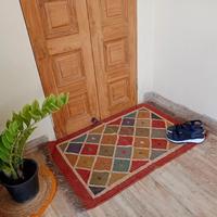 Fabricant indien usine fait à la main tissé à la main 100% naturel lavable conception tressé chanvre Sisal Jute tapis tapis sol porte tapis