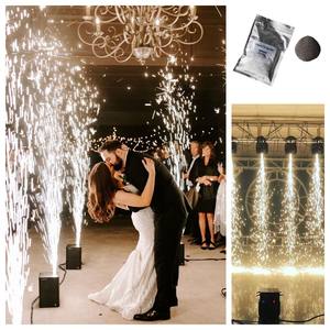 חתונה 200g זיקוקין ניצוץ מרוכב טי פיירו אבקת מכונת ניצוץ אישור אבקת מכונת ניצוץ קר - Product Image 6