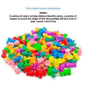 Juguetes de Silicona Antiestrés de la Fábrica Jincan, Venta al por Mayor, Monstruo Pequeño con Ventosa, Juguetes Creativos de Dibujos Animados para Niños - Product Image 6