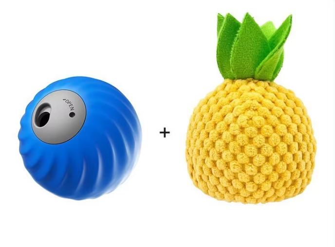 Palla anti-perdita per alimenti - set blu + ananas