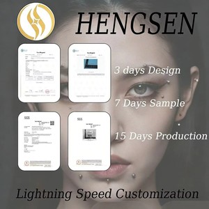 <span class=keywords><strong>Orecchini</strong></span> in <span class=keywords><strong>Acciaio</strong></span> <span class=keywords><strong>Chirurgico</strong></span> Hengsen con Zirconi a Forma di Cuore e Quadrato, Gioielli per Piercing Labret, Trago ed Elica - Product Image 6