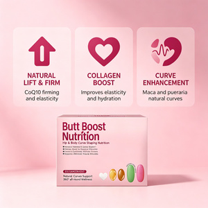 Pilules Butt Boost pour l'amélioration des courbes des hanches, complément alimentaire à base de CoQ10, collagène, maca, pueraria, pour raffermir et lifter le <span class=keywords><strong>corps</strong></span>, kit de 28 jours pour femmes - Product Image 4