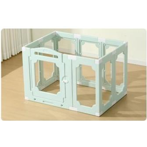 Corral de Juego Expandible para Mascotas, de HDPE y Acrílico, Ligero, Dulce, Informal, Seguro para Interiores, Fácil de Mantener, Corral de Actividades para Mascotas - Product Image 1