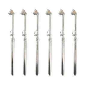 Manómetro portátil para coche, accesorios de verificación de presión de aire, práctico, plateado - Product Image 1