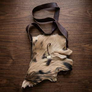 Sac de voyage en fourrure véritable avec sangle en cuir, style classique, durable, accessoire de voyage unisexe, poignée souple - Product Image 4