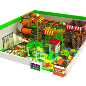 अनुकूलित इनडोर खेल के मैदान गर्म हवा के गुब्बारे थीम मिनी कारॉसेल स्लाइड बॉल पूल खिलौना हेलीकॉप्टर बच्चों के लिए - Product Image 6