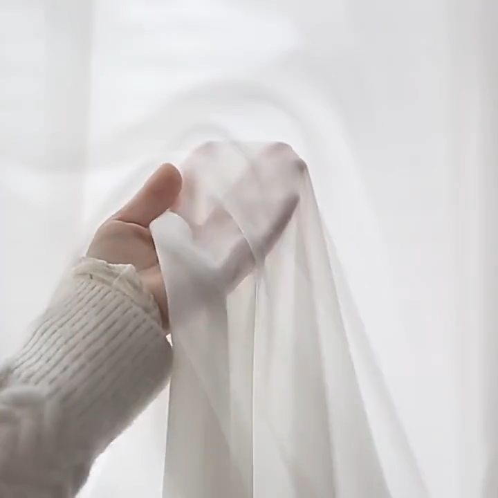 JIAN YA NA Tende Trasparenti 2 Pezzi Bianche 132x241 Cm - Tessuto Voile Leggero, Con Occhielli, Per Soggiorno E Camera Da Letto