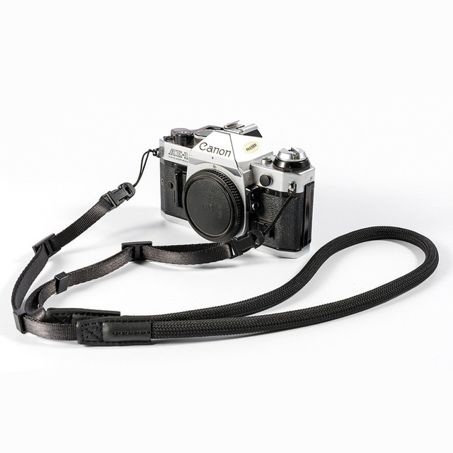 High Quality Leather Braided Thick Rope Straps Camera Shoulder Strap Lanyards