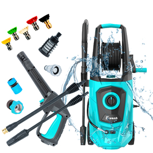 Idropulitrice Elettrica Professionale 1800W in Acciaio, Pressione Acqua 15Mpa, per Lavaggio Auto e Moto - Offerta Speciale - Product Image 1