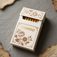 Petite boîte d'emballage en papier biodégradable conçue sur mesure Cigarettes fumées à la mode portables Cigares tabac petit créatif