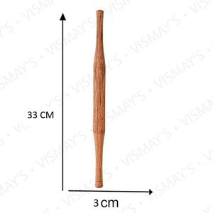 Premium Handcrafted <b>Rolling</b> <b>Pin</b> for Perfect Roti Making Durable Natural Wood Kitchen Tool Traditional Indian Belan - Product Image 2