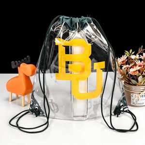 Customized logo Printed PE Plastic Drawstring <b>Bag</b> for Playground Doll Packaging Backpack - Product Image 4