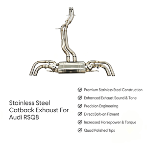 Vortex High-Performance Stainless Steel Catback <b>Exhaust</b> For Audi RSQ8 2023-2025 Racing Tuning System - Product Image 1