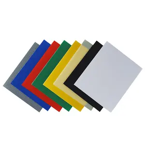 Farbiges Polypropylen-PP-Kunststoff-Zwillingswand hohle geriffelte Kartonplatten/Kunststoff-Golfabrett