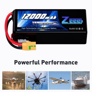 Zeee HV 6S 리포 배터리 23.1V 12000mAh 120C FPV 드론 배터리 소프트 케이스 XT60 고전압 리포 배터리 UAV 드론 FPV용 - Product Image 5