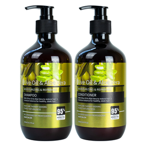 Shampooing en gros OEM à l'extrait nourrissant et apaisant pour réparer le cuir chevelu, pour cheveux secs et crépus, à l'olive et à l'aloe vera - Product Image 6