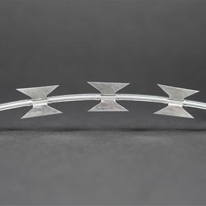 Manufacturer Anping China Best Price High Quality <span class=keywords><strong>concertina</strong></span> razor wire with clips Cross Razor Barbed Wire with Clips - Product Image 4