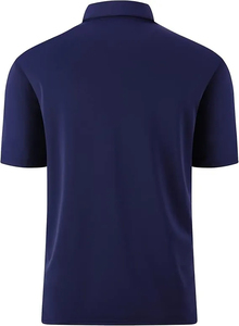 เสื้อโปโลแขนสั้นไม่มีกระดุมสำหรับผู้ชาย, เสื้อแฟชั่นคอปกเฮนรี่เข้ารูปสำหรับฤดูร้อน - Product Image 2