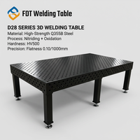 Nouvelle plateforme de soudage 3D en acier nitrué robuste, table de fixation modulaire flexible, poste de travail de soudage réglable, certifié ISO9001