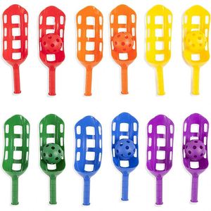 ชุดเกมจับและโยนลูกบอลกลางแจ้งสำหรับเด็ก ของเล่นกีฬาพลาสติกสำหรับเด็ก - Product Image 1