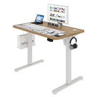 Bureau debout modulaire ergonomique moderne, réglable en hauteur électriquement (720-1180 mm), programmable, en métal, pour la maison, le bureau ou la salle de sport