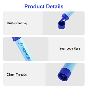 Peso ligero Vida Purificación Camping UF Membrana Filtro de agua Paja - Product Image 4