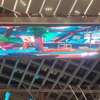 La publicité d'intérieur d'hôtel d'église d'intense luminosité d'affichage à LED du plafond P2.5 a mené l'écran de signe