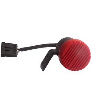 Klaxon de recul pour engins de chantier 12V 8 Ohm Rouge Étanche avec alerte vocale Universel pour Bulldozer, Excavatrice, Chariot élévateur - Product Image 5