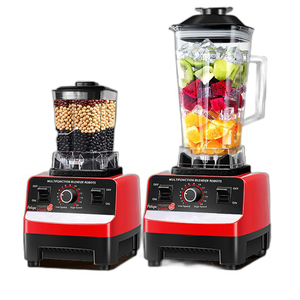 New Fresh Fruit Juice Blender Kitchen Heavy Duty 2 in 1 4500w Silver Commercial Electric Mixer Blender Machine - Product Image 2